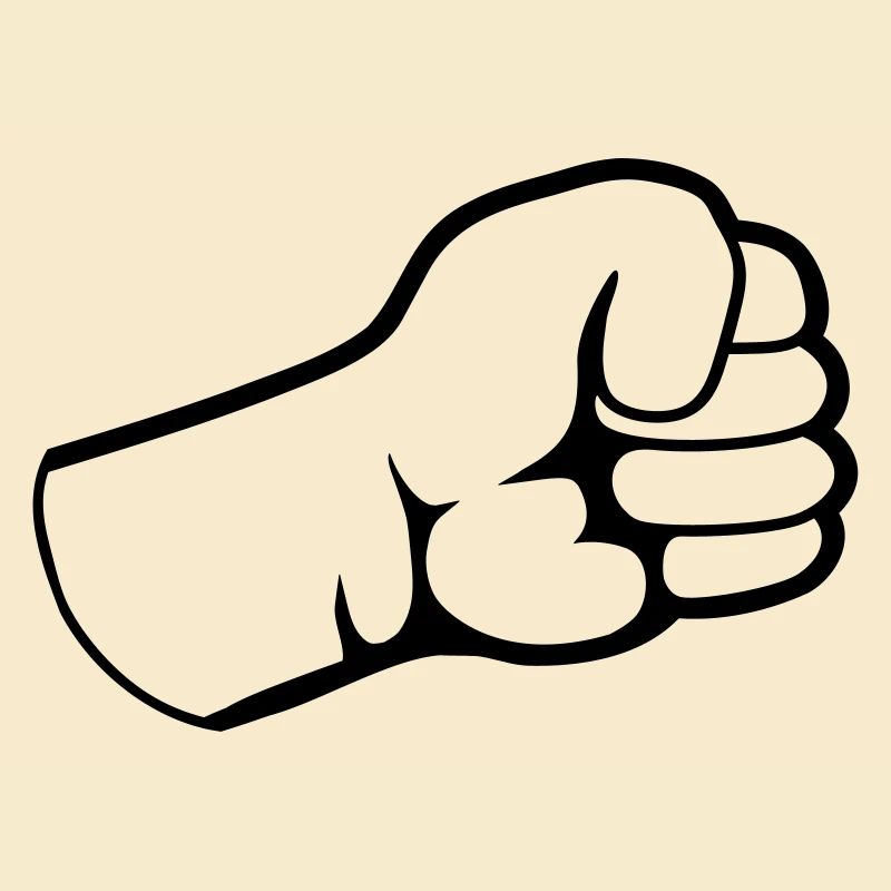 Design Geballte Faust