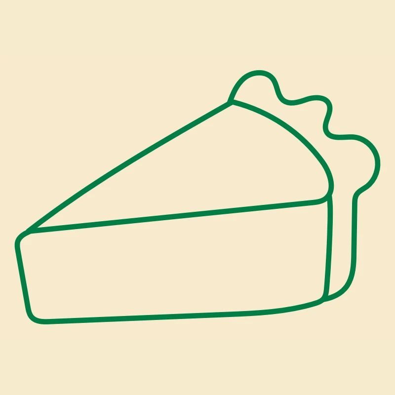 Ein einziges Stück Kuchen