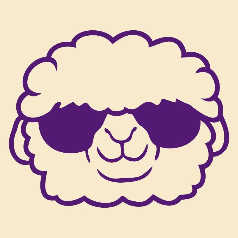 Schaf Sonnenbrille Party Schäfchen Lamm Süß Kopf