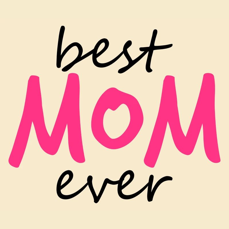 text best mom ever sticker sticker button love