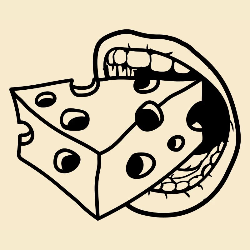 bouche morsure manger bouche kaese loecher gauda co