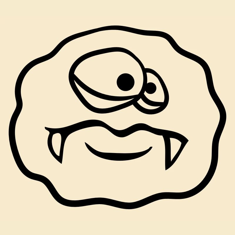 cercle rond bactérie virus cellule glibber mucus ek