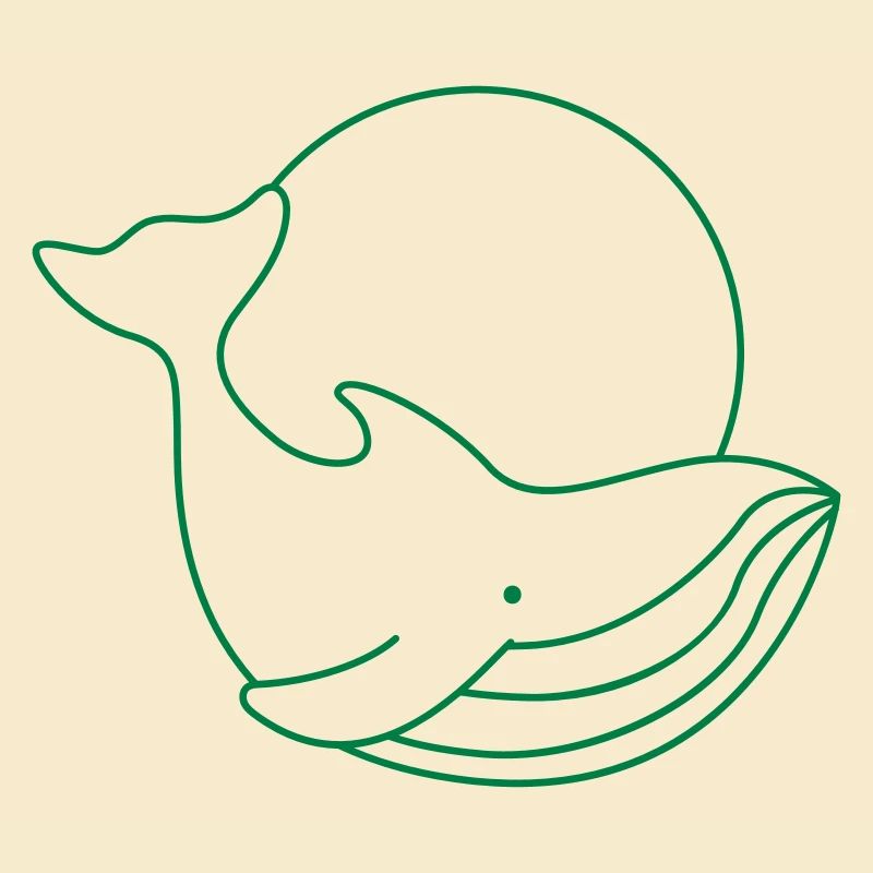 Cercle de baleine mignon
