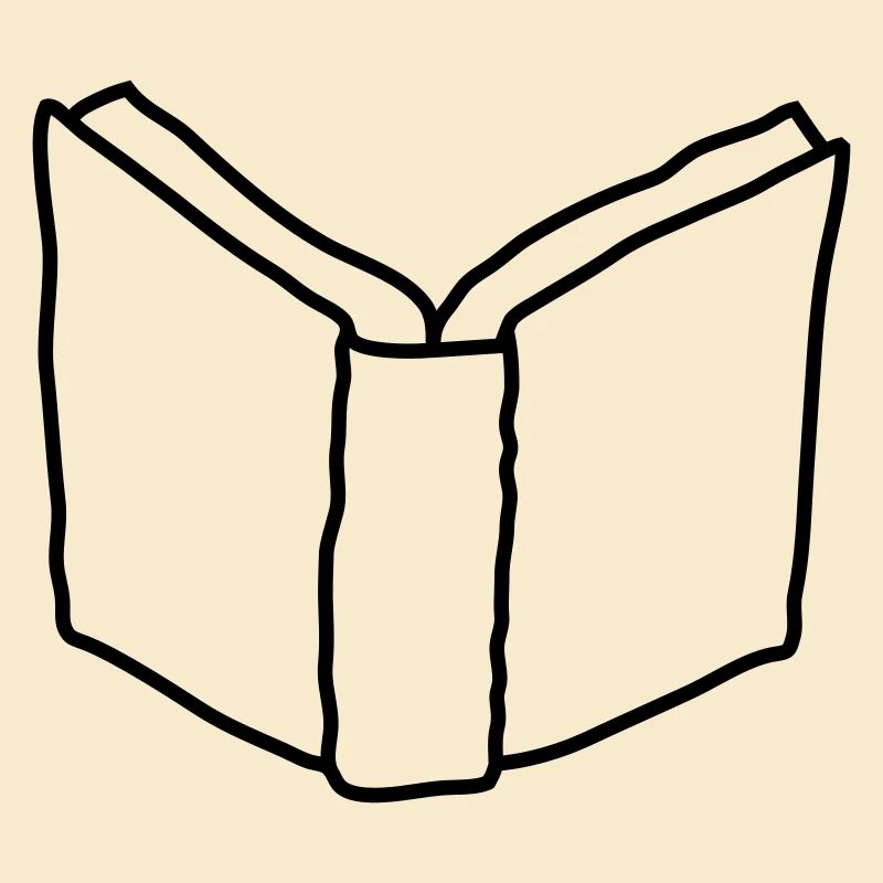 Comic offenes Roman Buch