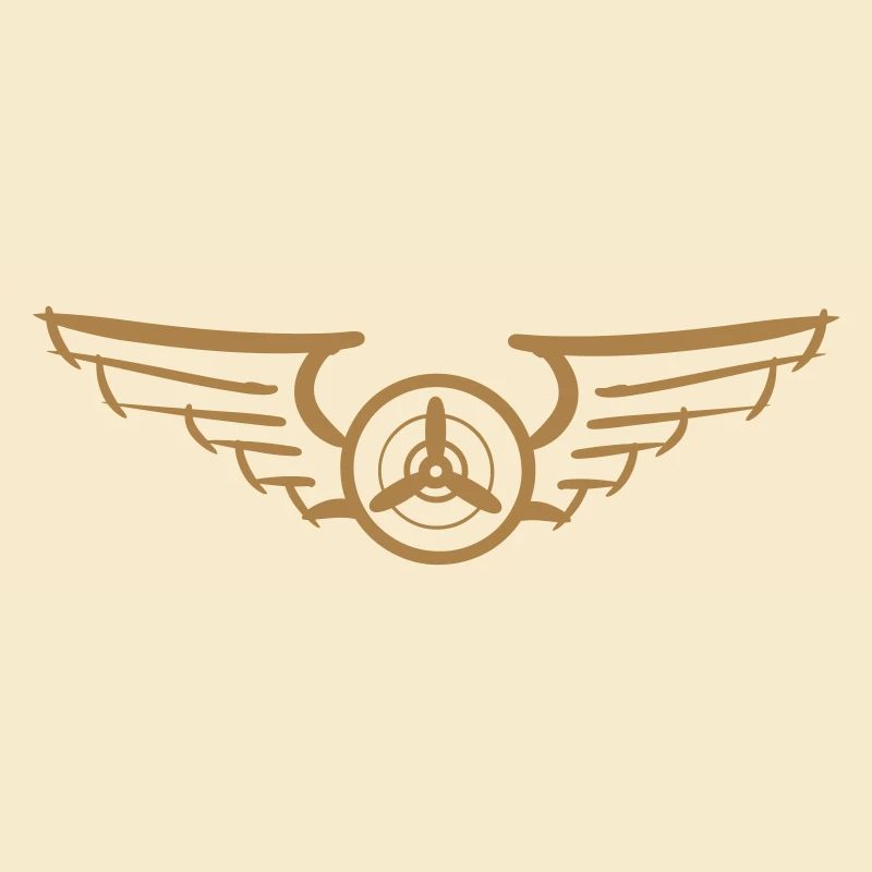 Aviation Symbol Luftwaffenschwinge Flugzeug Pilot