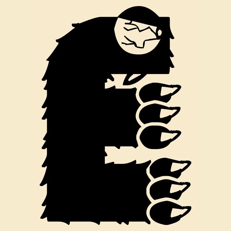 Lettre monstre E
