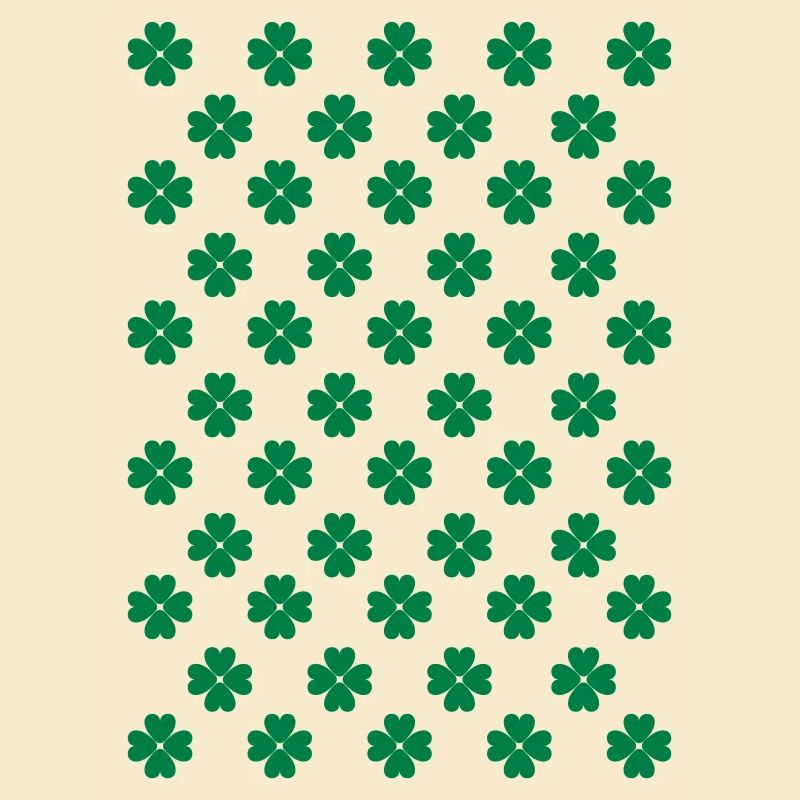 Trèfles de la Saint-Patrick trèfles à quatre feuilles