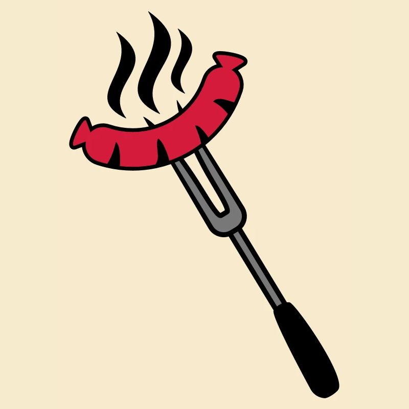 Grill Sausage Logo