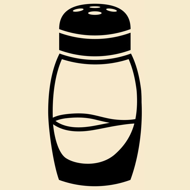 Salt shaker logo design