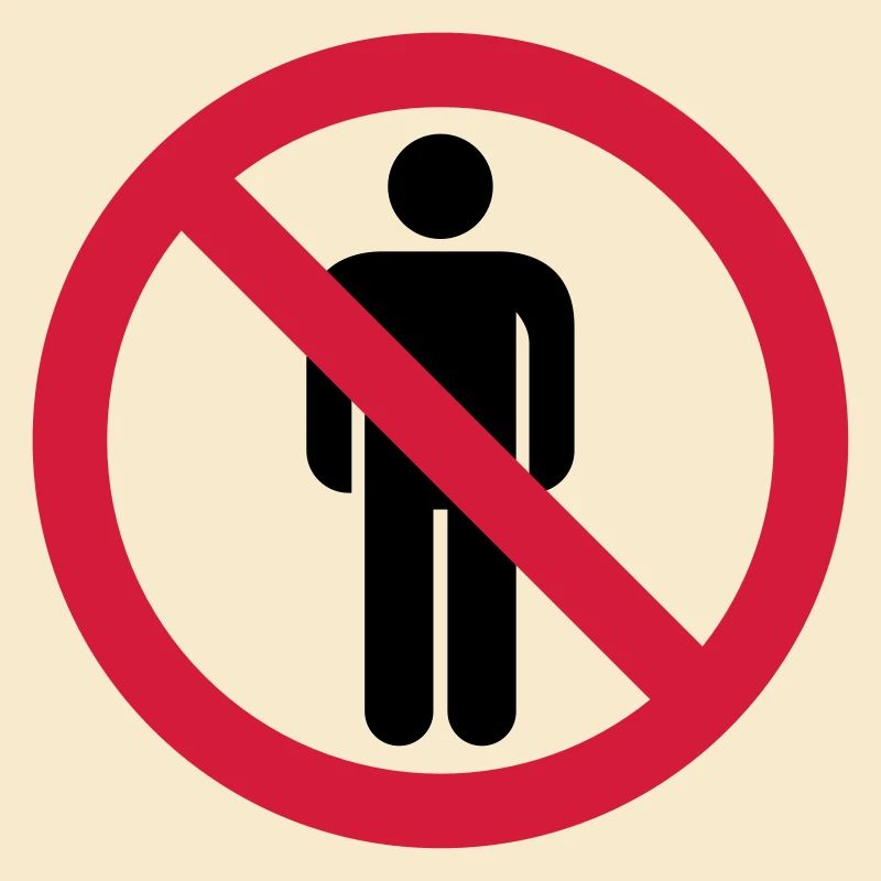 verboten dagegen hinweis schild hass menschen leut