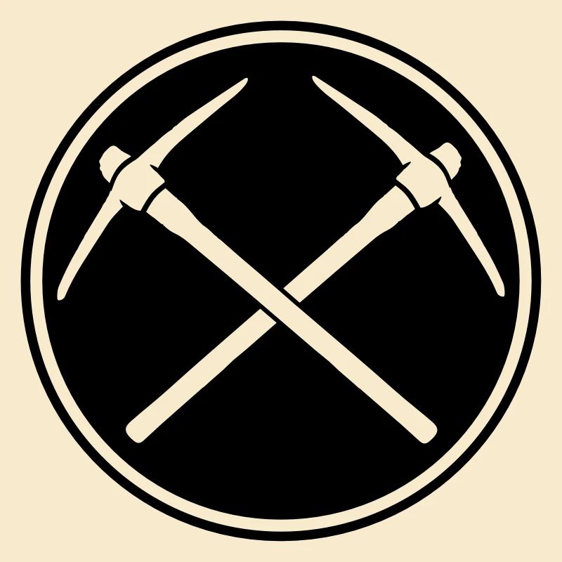 design circle stamp button round 2 cross logo pick