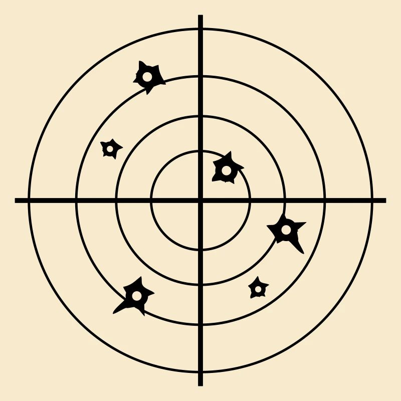 Fadenkreuz Schuss