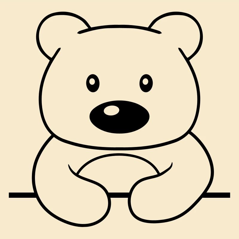 shield frame text write teddy grizzly baer ba