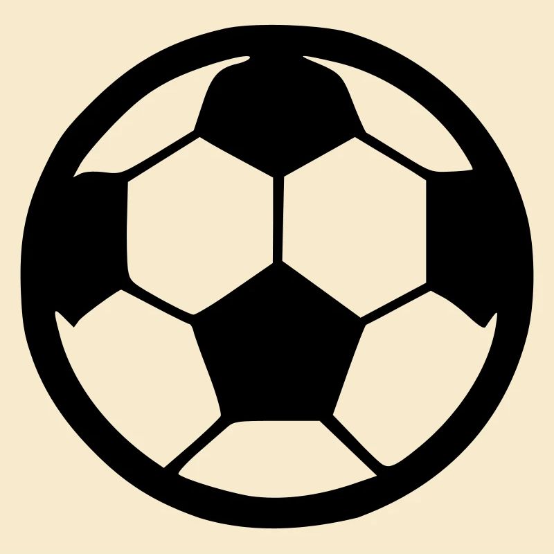 Soccer Symbol Minimal Icon Vector