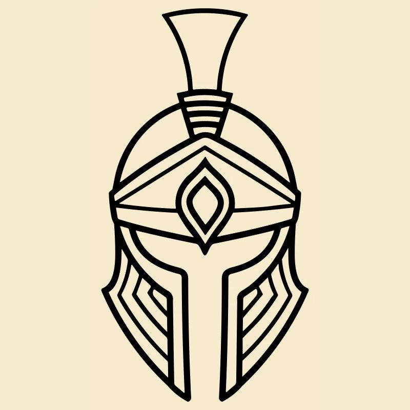 Spartan helmet