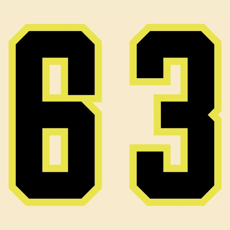 63 Number Jersey
