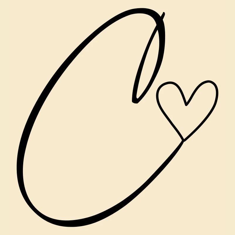 Lettre C Lettre C Calligraphie
