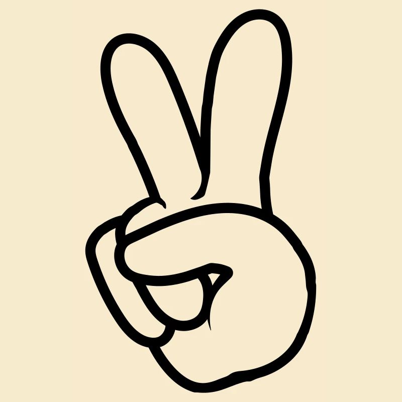 Signe de la main Paix