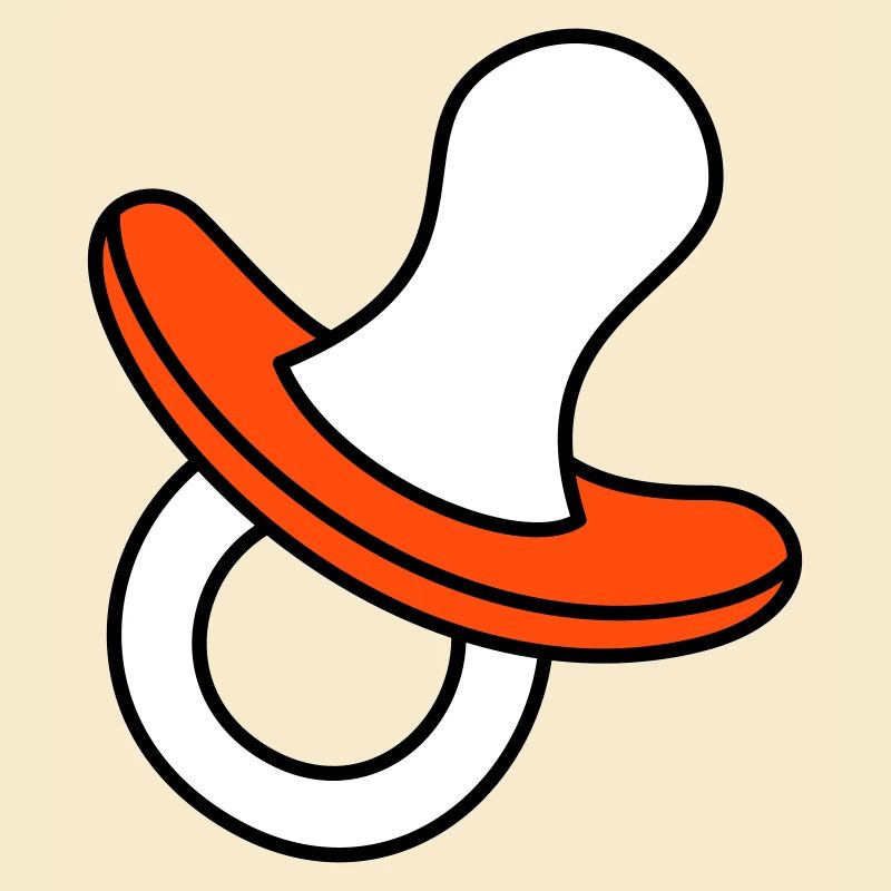 Pacifier tricolor