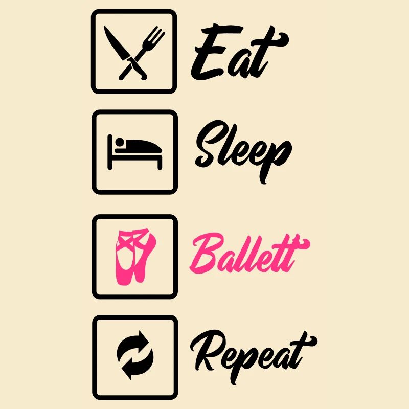 Manger dormir Ballet Répéter