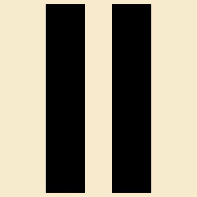 Pause Symbol Retro Télécommande et radio