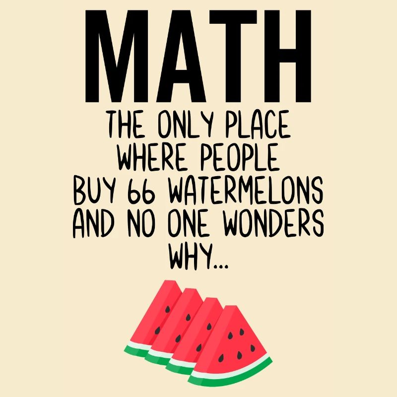 Math Le seul endroit où les gens achètent 66 pastèques
