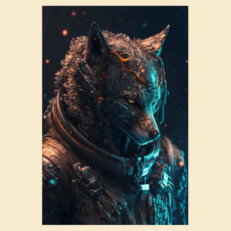 wolf im weltall