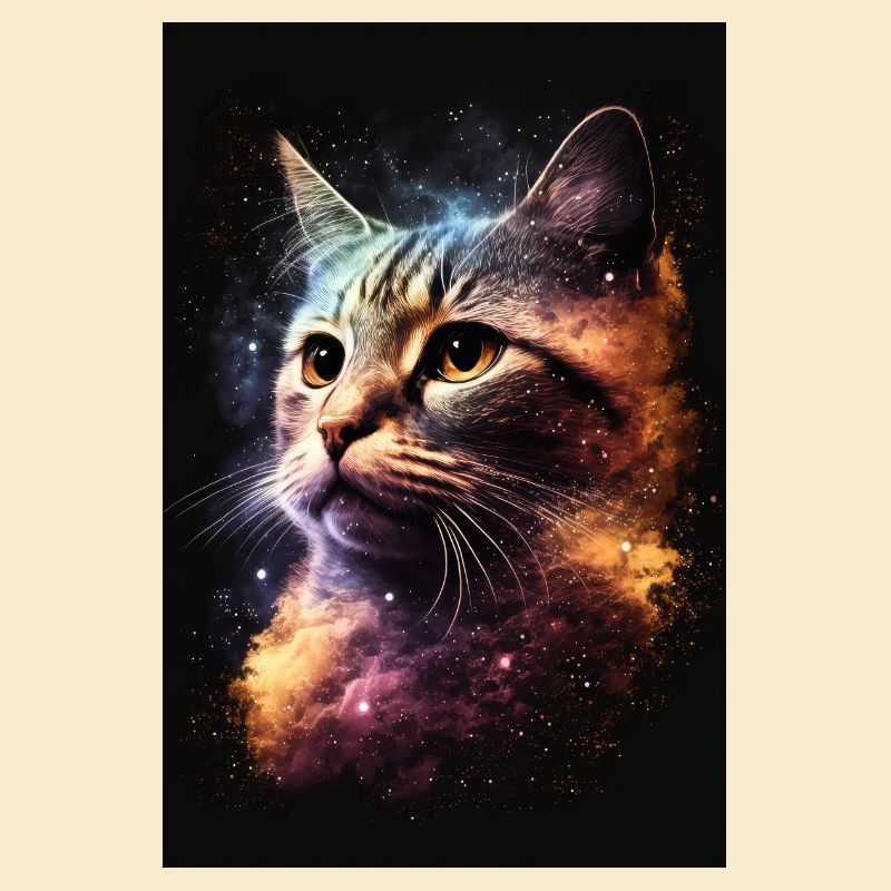 Cat Galaxy Space Space Cool Stars