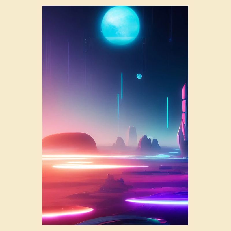Futuristic space