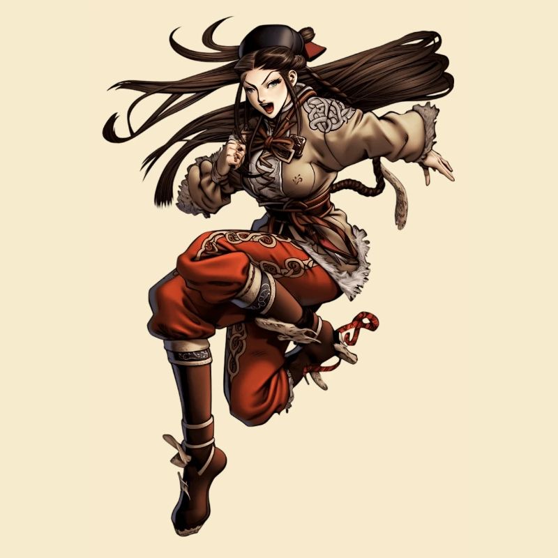 Shaolin Manga Mädchen