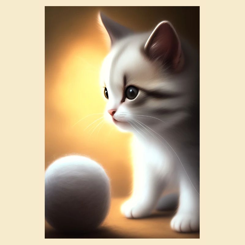 Petit bébé chat mignon