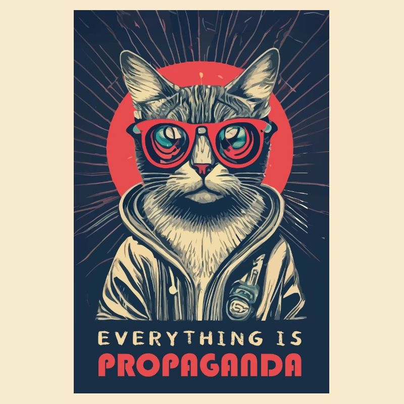 Everything is propaganda cat