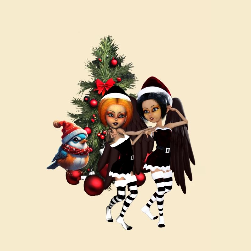 Dancing for Christmas.