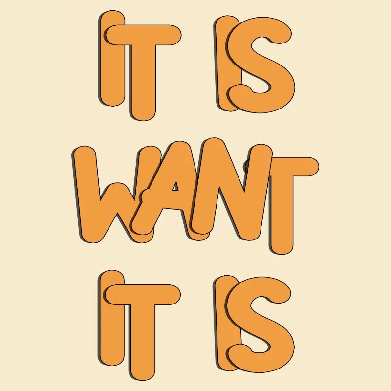 Ausdrucksstarkes, mutiges Typografie-Design