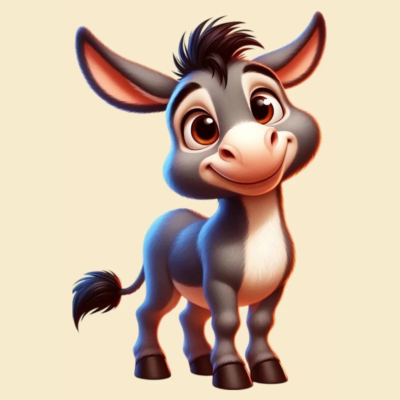 Âne âne tétine mule