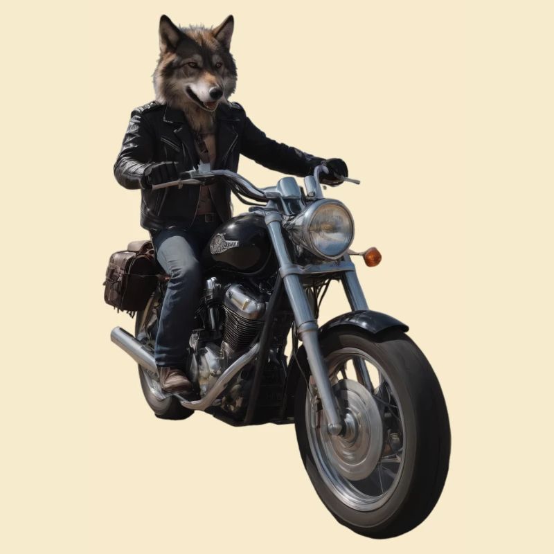 Biker Wolf