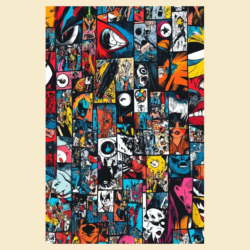Kaleidoskop Comic-Collage