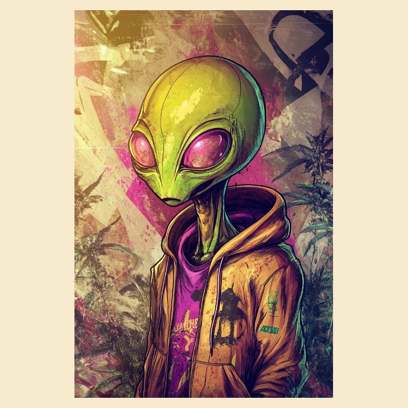 Alien Street Style Pullover Hoodie