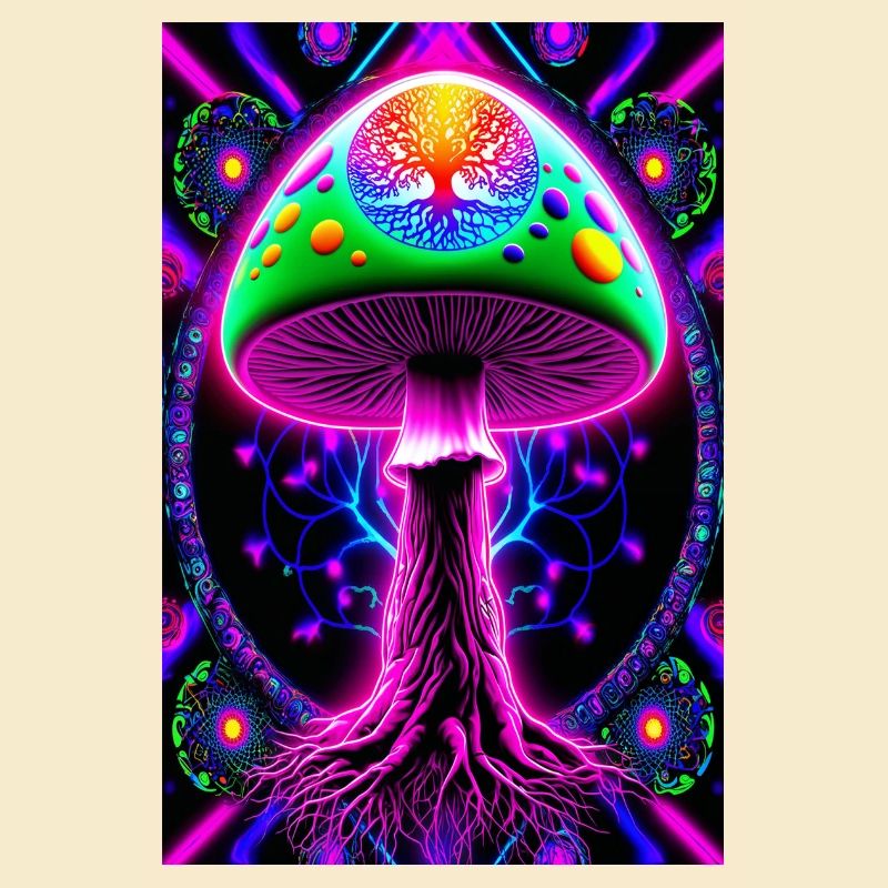 Psychedelischer Pilz