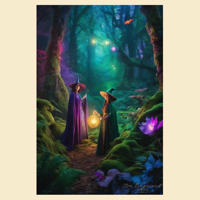 Moonlit Coven in Enchanted Forest