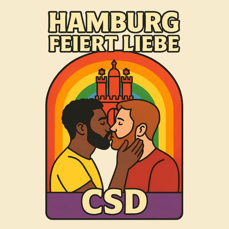 Hamburg feiert Liebe CSD Männer