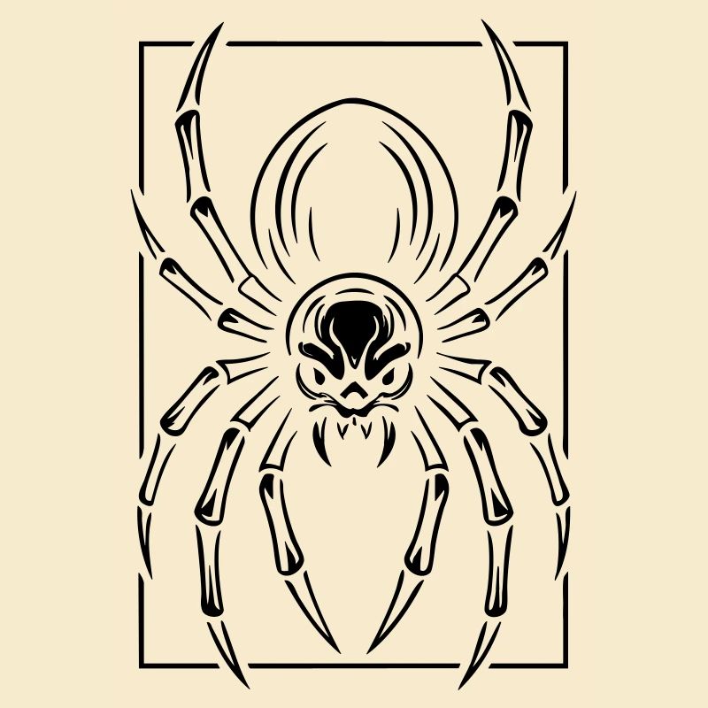 Stilisierte Spinne