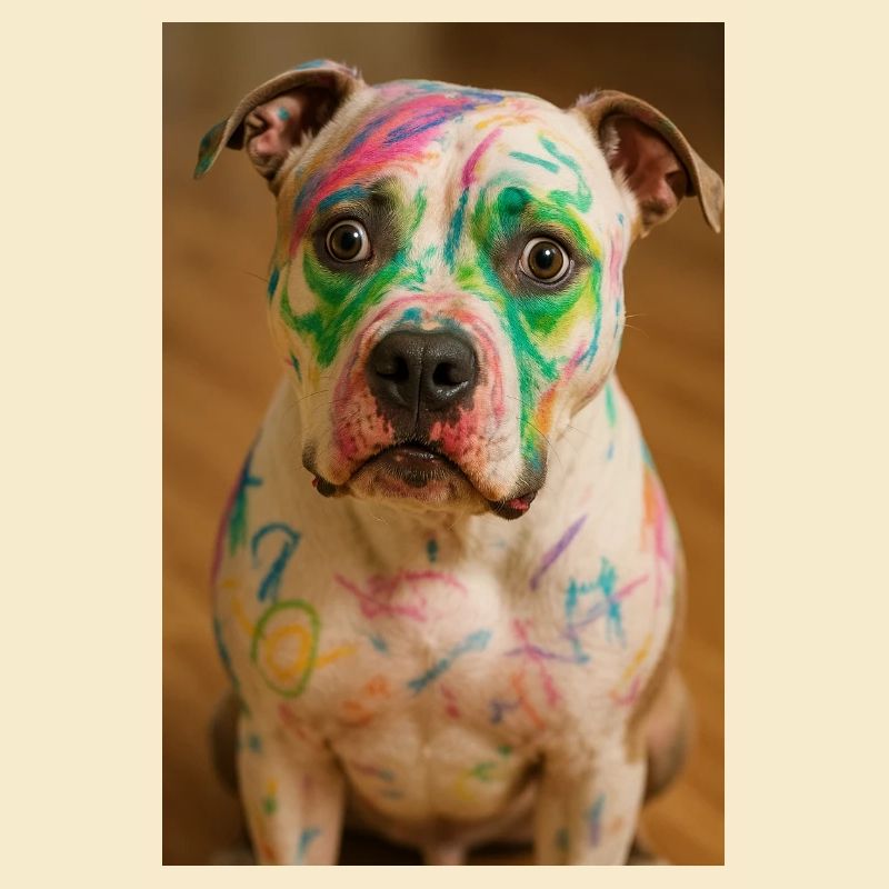 Der bemalte Hund