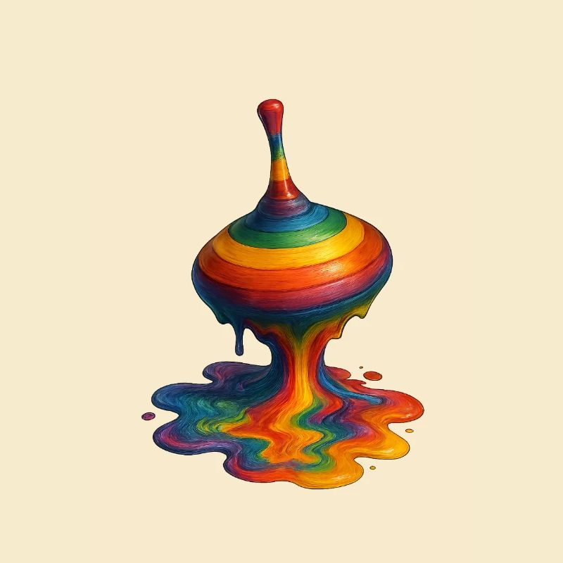 Schmelzender Kreisel