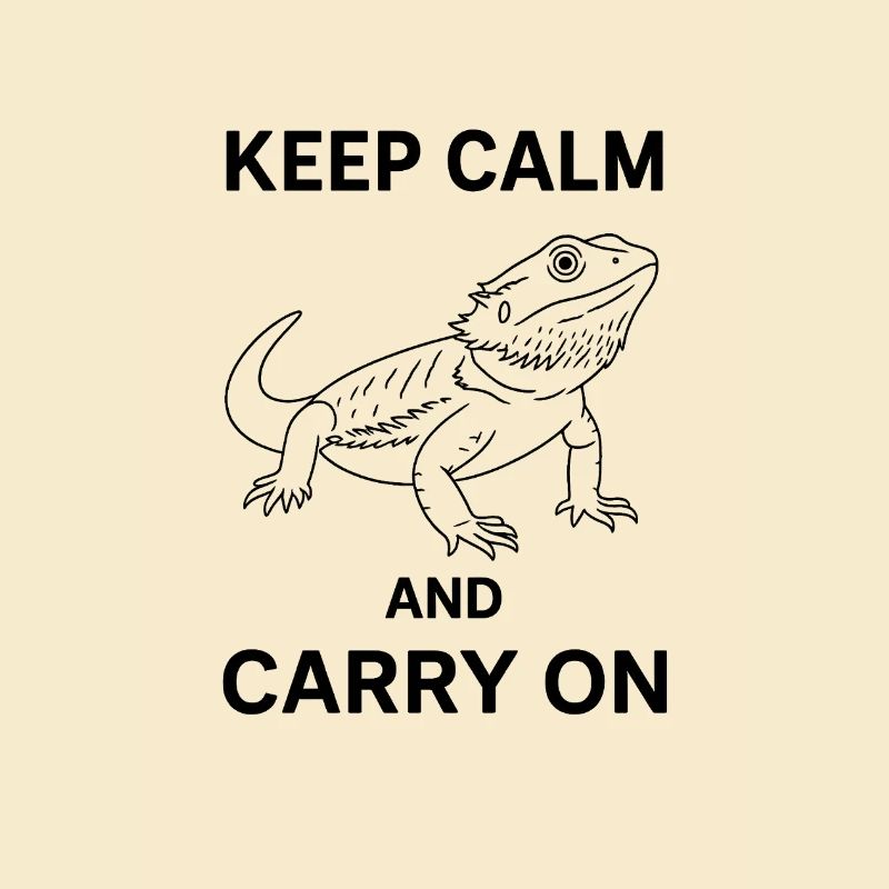 Gecko Restez calme et continuez