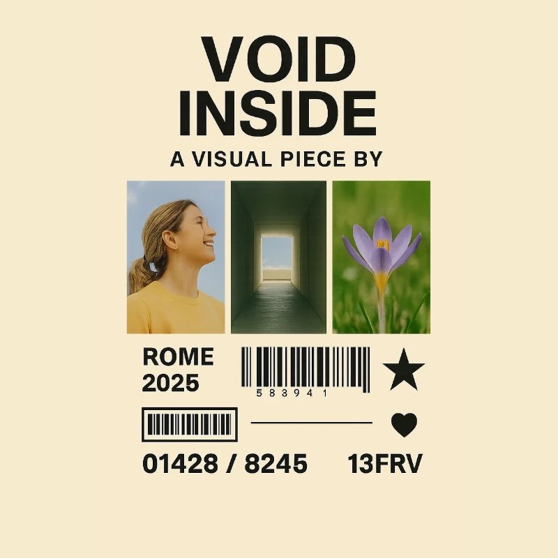 Inner Void: Collage Light Flower