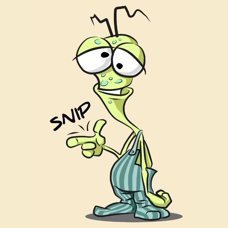 Dümmlicher Alien Comic Charme