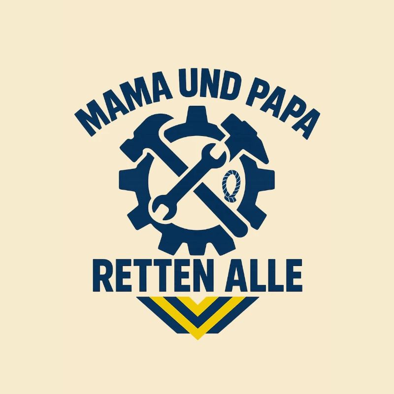 Mutter Vater Rettung Team Design