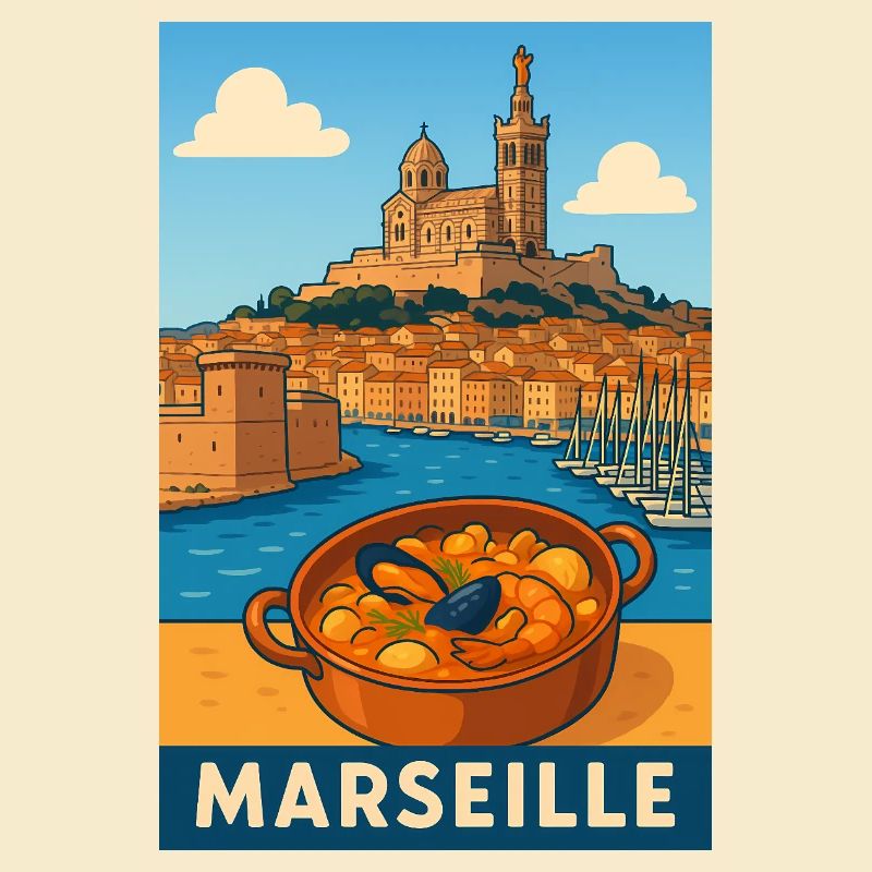 Marseiller Küche in einer ikonischen Landschaft