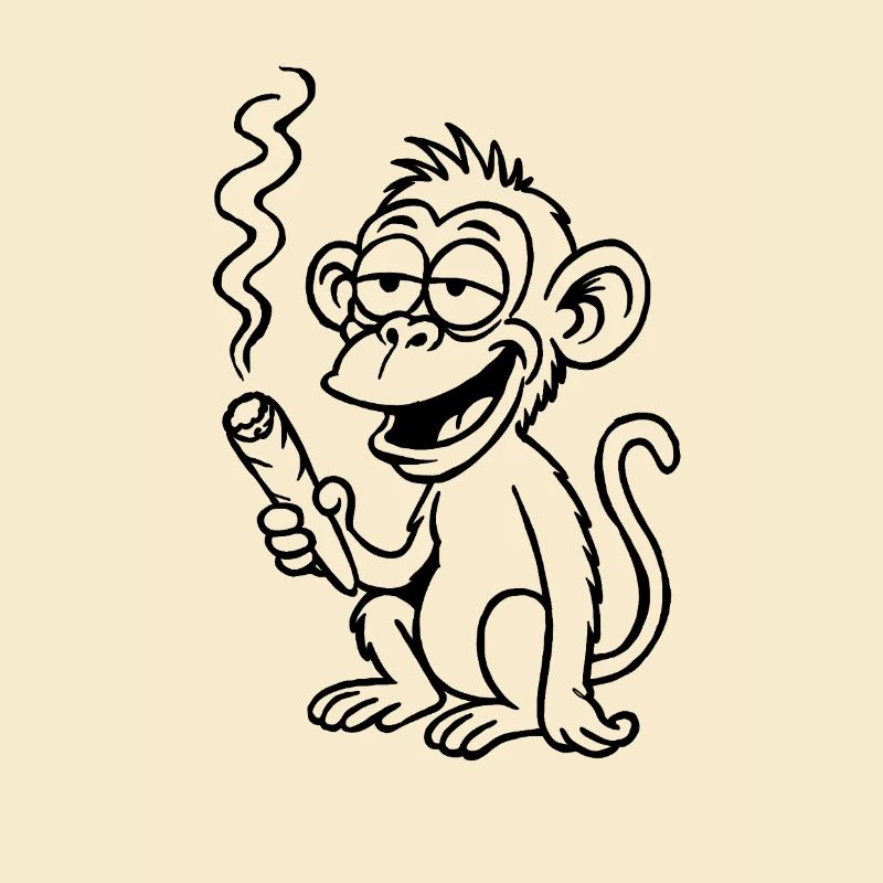 Der Affe peilt ein bisschen anders